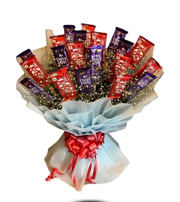 Kitkat & Dairy Milk Chocolate Bouquet