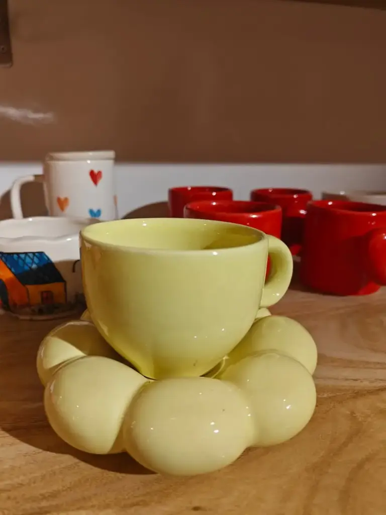 Flower Mug Saucer