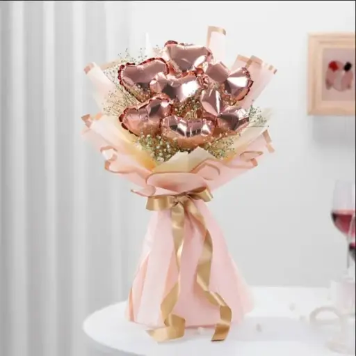 Heart Balloons Bouquet