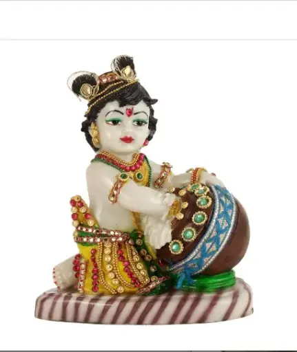 Lord Krishna Makhan Chor 6inches